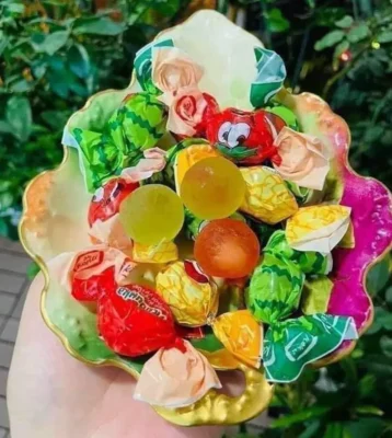 Kẹo dẻo Konti Nga vị trái cây gói 500g/1kg Kẹo Dẻo Konti Nga Siêu Ngon Gói 1kg
