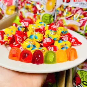 Kẹo dẻo con ong của Nga Crazy Bee Roshen túi 1kg Kẹo Dẻo Trái Cây Con Ong Crazy Bee Roshen