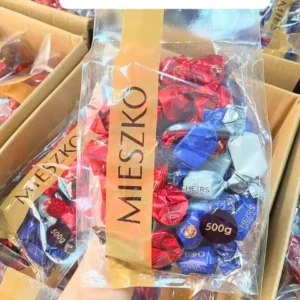 Kẹo rượu Mieszko mix 500g của Nga Kẹo Socola Mieszko - Vị Rượu Rum