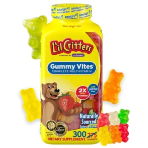 Kẹo dẻo Gummy Vites L'il Critters 300 viên bổ sung Vitamin cho bé