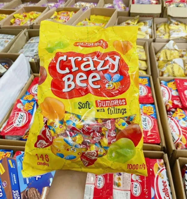 Kẹo dẻo vị trái cây Roshen Crazy Bee