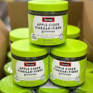 Kẹo giấm táo Swisse Apple Cider Vinegar + Fiber Gummies