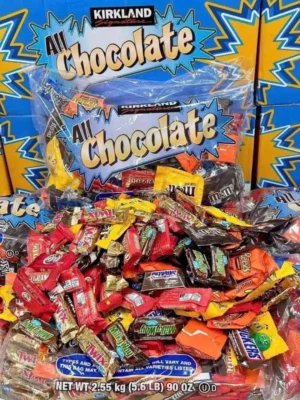Kẹo socola Kirkland 150 viên All Chocolate Bag 2.55kg của Mỹ Kẹo socola Kirkland 150 viên All Chocolate Bag 2.55kg của Mỹ