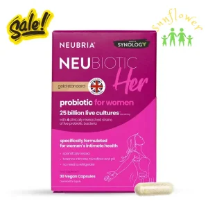Men vi sinh phụ khoa Neubria Neubiotic Her 30 viên của Anh quốc