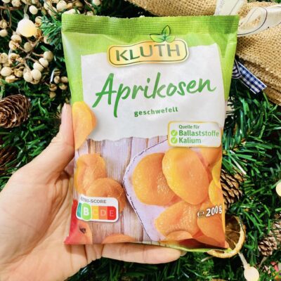 Mơ vàng sấy khô Kluth Aprikosen 200g của Đức Mơ vàng sấy khô Kluth Aprikosen 200g của Đức