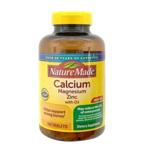 Nature Made Calcium, Magnesium & Zinc, Chai 300 viên