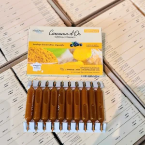 Tinh chất nghệ nano Curcuma d’Or NatinFran hộp 10 ống của Pháp Nghệ nước Natinfran Curcumine Dor Nano Pháp hộp 10 ống