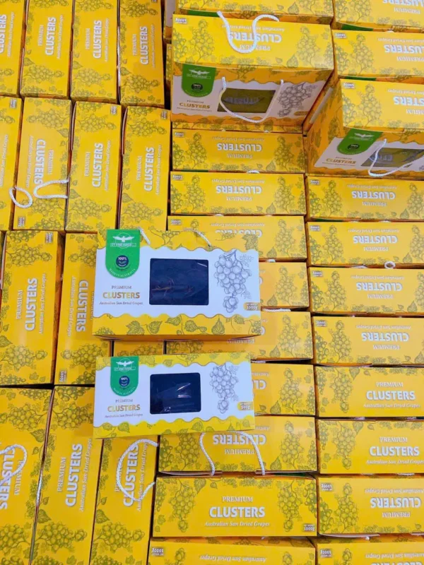 Nho khô Úc Sunmuscat hộp 1kg