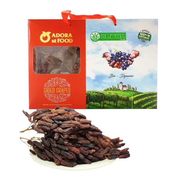 Nho khô nguyên cành Dried Grapes Adora Crimson 1kg