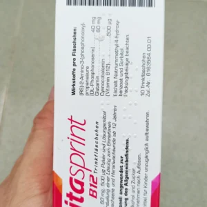 Nước uống tăng cường sức khỏe Vitasprint B12 Trinkfläschchen 10 lọ