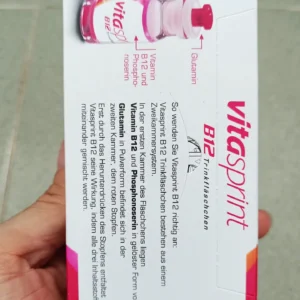 Nước uống tăng cường sức khỏe Vitasprint B12 Trinkfläschchen Đức 10 lọ