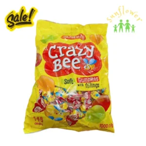 Roshen Crazy Bee Kẹo dẻo vị trái cây chính hãng Nga gói 1kg