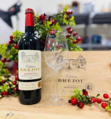 Rượu vang đỏ chát Château Bréjou Bordeaux 14,5% chai 750ml của Pháp Rượu vang đỏ chát Château Bréjou Bordeaux 14,5% chai 750ml của Pháp