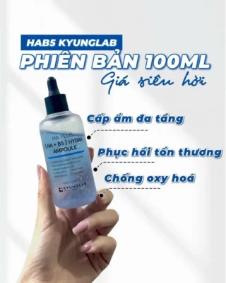 Serum HA Plus HA + B5 Hydra Ampoule Kyung Lab 100ml Serum HA Plus HA + B5 Hydra Ampoule Kyung Lab 100ml