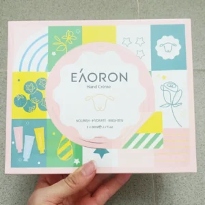 Set 3 kem dưỡng da tay Eaoron Hand Creme 80ml của Úc Set 3 kem dưỡng da tay Eaoron Hand Creme có 3 mùi Hoa hồng, việt quất, lavender