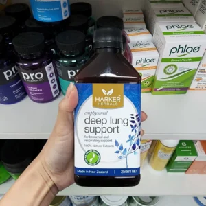 Siro bổ phổi Harker Children's Deep Lung Support 250ml của New Zealand Siro bổ phổi Harker Herbals Deep Lung Support - 250m