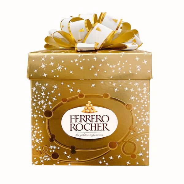 Socola Ferrero Rocher Hộp Quà Nơ Vàng 225g