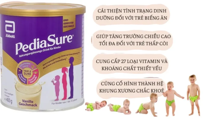 Sữa Pediasure Đức 400g cho trẻ 1-10 tuổi