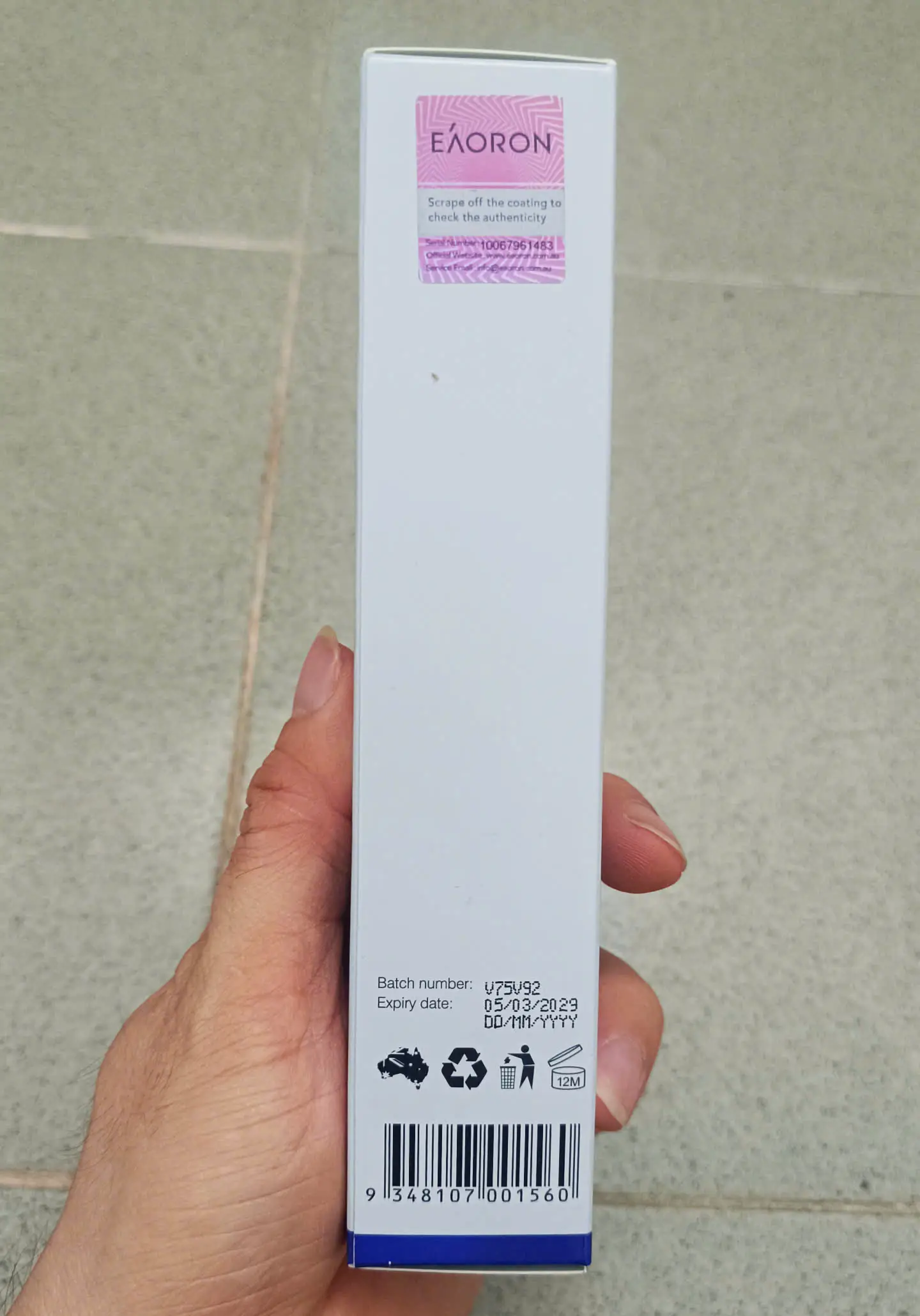 Sữa rửa mặt Eaoron Hyaluronic Cleanser 100ml của Úc Sữa rửa mặt Eaoron Hyaluronic Cleanser Úc