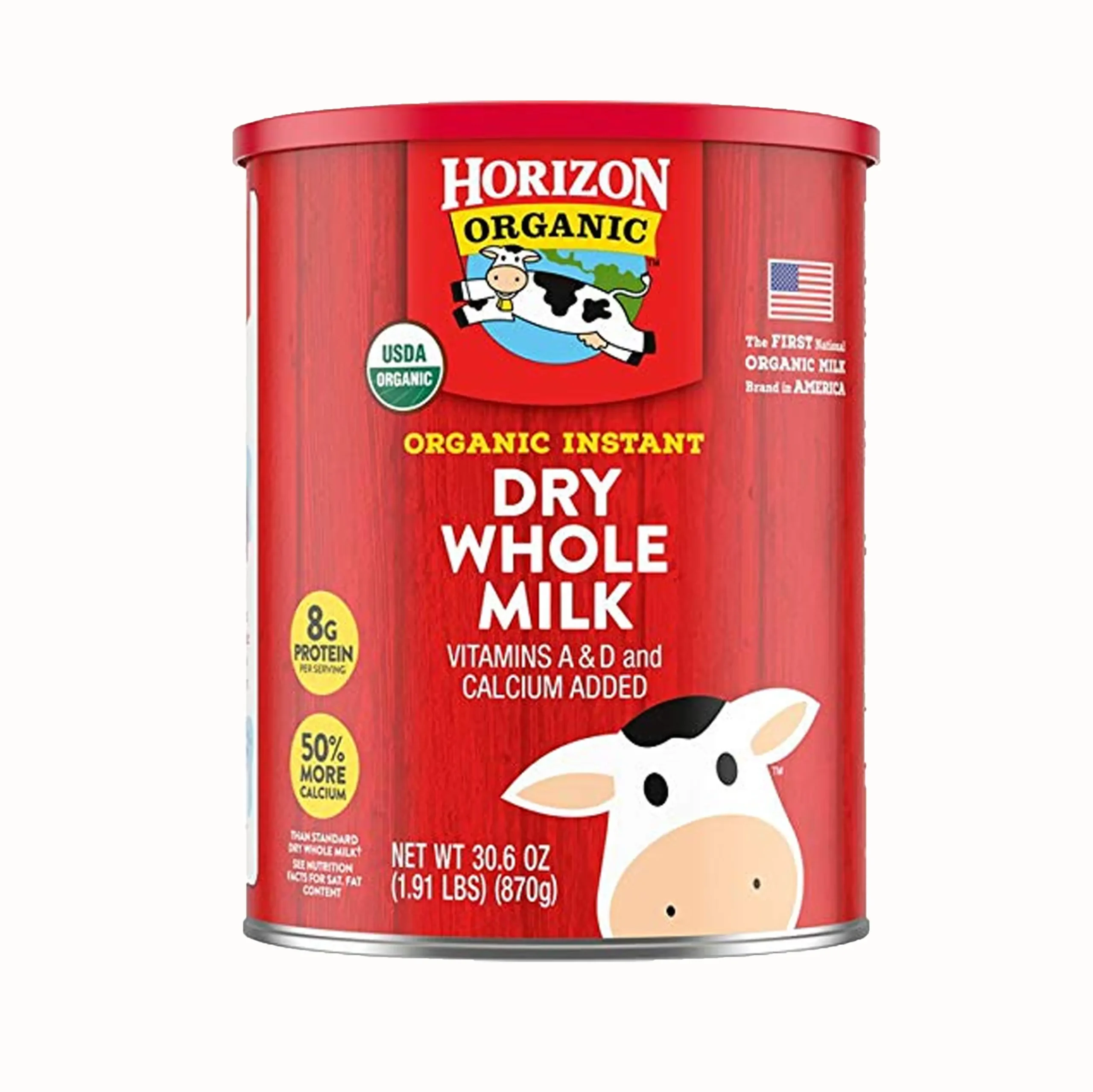 Sữa bột Horizon Organic Dry Whole Milk 870g của Mỹ Sữa tươi nguyên kem Horizon Organic Dry Whole Milk 870g