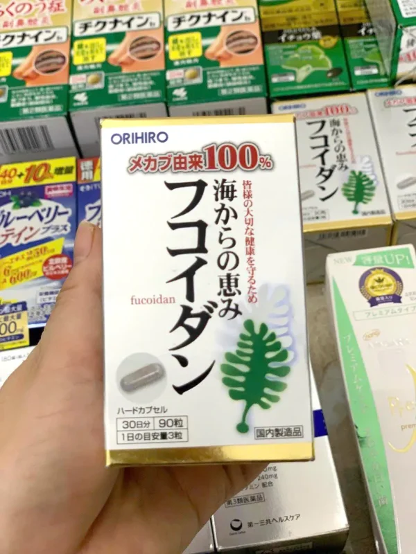 Tảo Fucoidan Orihiro 90 viên Nhật Bản chống ung thư