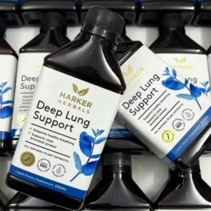 Siro bổ phổi Harker Children's Deep Lung Support 250ml của New Zealand Thuốc bổ hô hấp phổi Harker Herbals Deep Lung Support - 250ml