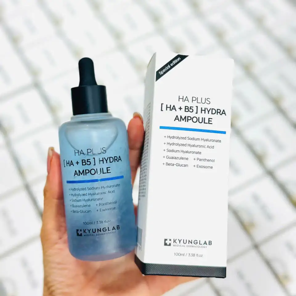 Serum HA Plus HA + B5 Hydra Ampoule Kyung Lab 100ml Tinh Chất Căng Bóng Da Kyung Lab Ha Plus HA + B5 Hydra Ampoule 100ml