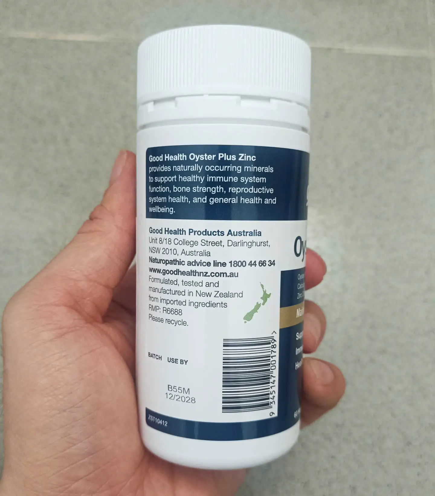 Viên uống tinh chất hàu cao Goodhealth Oyster Plus Zinc 60 viên của Úc Tinh chất hàu Goodhealth Oyster Plus hộp 60 viên