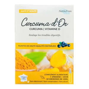 Tinh chất nghệ Nano Curcuma d'Or NatinFran hộp 10 ống