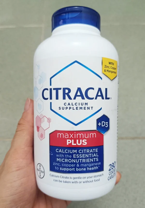 Viên uống Citracal Maximum Plus Calcium Citrate + D3