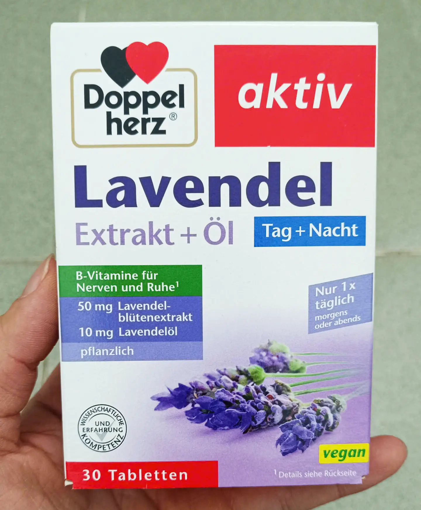 Viên uống ngủ ngon Lavendel Doppelherz 30 viên của Đức Viên Uống Doppelherz Lavendel An Thần, Ngủ Ngon, 30 Viên