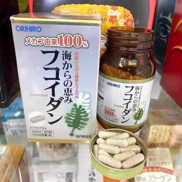 Viên Uống Hỗ Trợ Điều Trị Ung Thư Fucoidan Orihiro Trắng