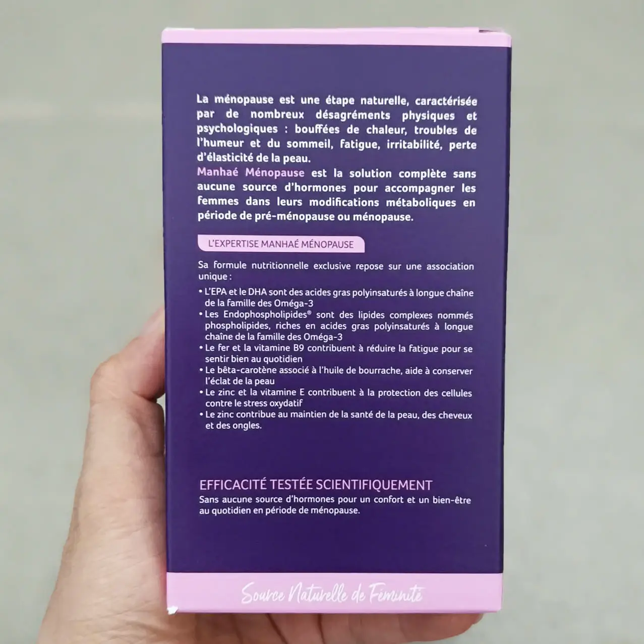 Viên uống nội tiết Manhae Menopause 120 viên của Pháp Viên Uống Nội Tiết Tố Nữ Manhae 120 Viên