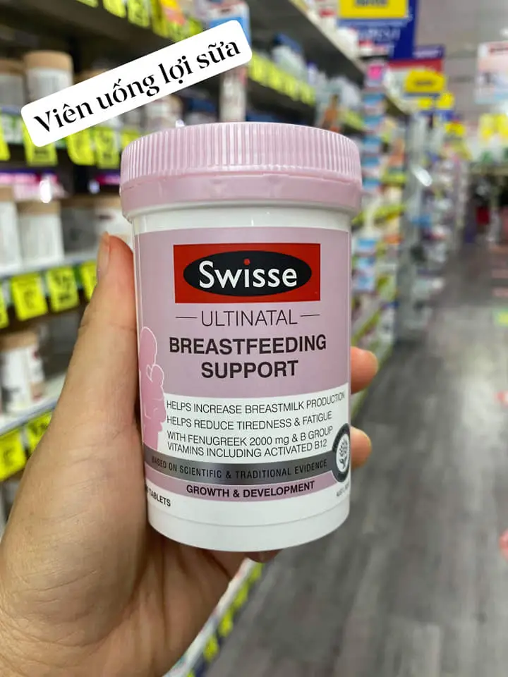 Viên lợi sữa Swisse Ultinatal Breastfeeding Support 90 viên của Úc Viên lợi sữa Swisse Ultinatal Breastfeeding Support 90 viên của Úc