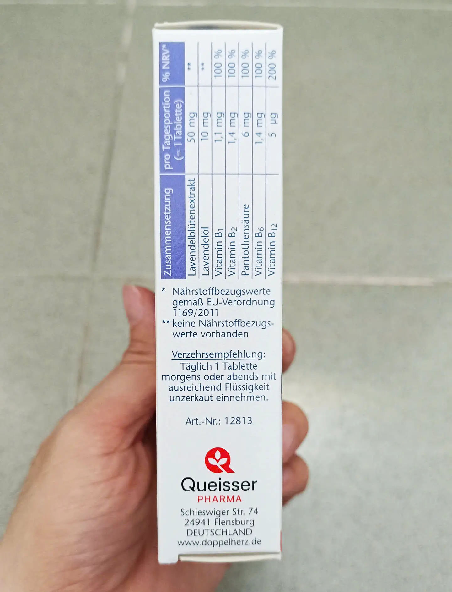 Viên uống ngủ ngon Lavendel Doppelherz 30 viên của Đức Viên uống Doppelherz Lavendel Extrakt + Öl an thần, ngủ ngon, 30 viên của Đức