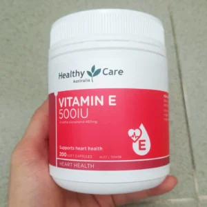 Viên uống Vitamin E Healthy Care 500IU hộp 200 viên của Úc Viên uống Healthy Care Vitamin E 500IU của Úc 200 viên
