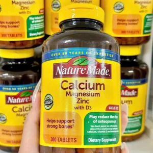 Viên uống Nature Made Calcium Magnesium Zinc 300 viên