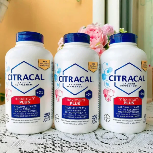 Viên uống bổ sung Canxi Citracal Maximum Calcium
