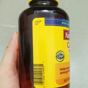 Viên uống Nature Made Calcium Magnesium Zinc with Vitamin D3 hộp 300 viên của Mỹ Viên uống bổ sung Canxi- VitaminD Nature made calcium magnesium zinc D3 300 viên