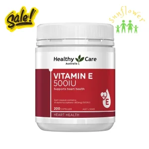 Viên uống bổ sung Vitamin E Healthy Care 500IU 200 viên