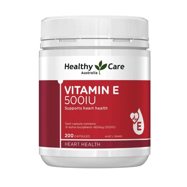 Viên uống bổ sung Vitamin E Healthy Care 500IU