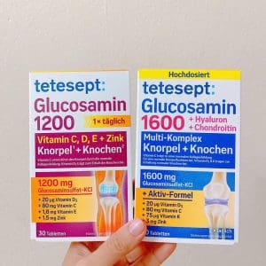 Viên uống bổ xương khớp Tetesept Glucosamin 1200 hộp 30 viên của Đức