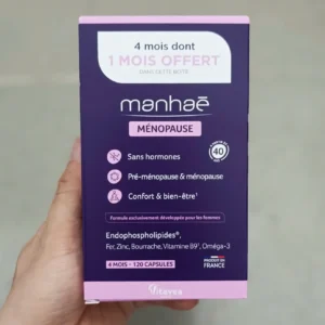 Viên uống nội tiết Manhae Menopause 120 viên của Pháp Viên uống cân bằng nội tiết Manhae Menopause Nutrisante 120 viên