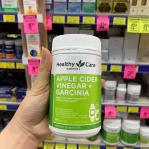 Viên uống giấm táo Healthy Care Apple Cider Vinegar + Garcinia 90 viên