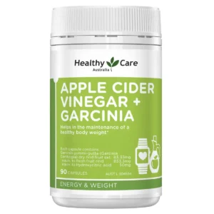 Viên uống giấm táo Healthy Care Apple Cider Vinegar + Garcinia 90 viên của Úc