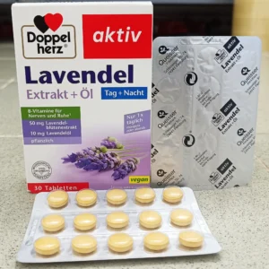 Viên uống ngủ ngon Doppelherz Lavendel Extrakt + Öl hộp 30 viên