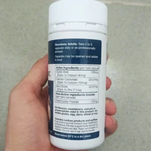 Viên uống tinh chất hàu cao Goodhealth Oyster Plus Zinc 60 viên của Úc Viên uống tinh chất hàu giàu kẽm Goodhealth Oyster Plus Zinc 60 viên