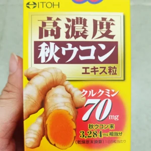 Viên uống nghệ mùa thu Itoh Nano Curcumin 70mg 300 viên của Nhật Bản Viên uống tinh chất nghệ cô đặc Itoh 70mg Nhật Bản 300 viên