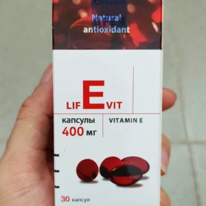 Viên uống vitamin E đỏ Sanofi 400IU hộp 30 viên của Nga