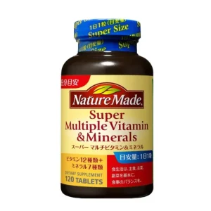 Vitamin tổng hợp Nature Made Super Multiple Vitamin & Minerals 120 viên của Nhật